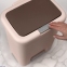 Відро для сміття MVM з кришкою і педаллю BIN-03 18 л Бежеве (BIN-03 18L BEIGE) 5