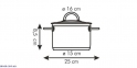 Кастрюля TESCOMA VISION 16 см 1,5 л (779216) 2