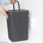 Ведро для мусора Brabantia Sort & Go 12 л Серое (109805) 0