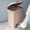 Відро для сміття MVM з кришкою і педаллю BIN-03 18 л Бежеве (BIN-03 18L BEIGE) 6