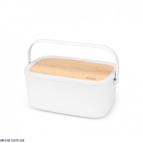 Хлібниця Brabantia Nic Bread Bin, світло - сіра (128288)