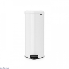 Бак для мусора Brabantia Pedal Bin Newicon 30 л Белый (111785)