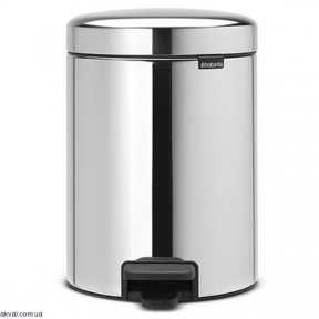 Бак для мусора Brabantia Pedal Bin 5 л Steel (112621)