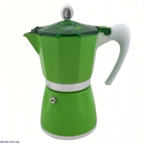 Гейзерная кофеварка GAT BELLA на 3 чашки (103803) green