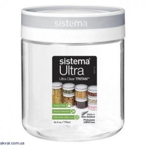 Контейнер пищевой Sistema Ultra 0,77 л (51350)