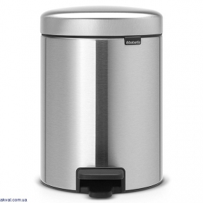 Ведро для мусора Brabantia Pedal Bin 5 л Matt Steel (112645)