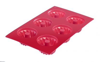Форма силиконовая для кексов WESTMARK красная (W30162270)