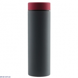 Термобутылка Asobu Le Baton 500 мл Серая с красным (LB17 GREY/RED)