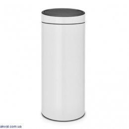 Ведро для мусора Brabantia Touch Bin 30 л White (115141)