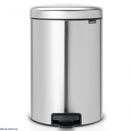 Ведро для мусора Brabantia Pedal Bin 20 л Matt Steel (111907)