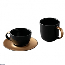 Набор для чая и кофе BergHOFF GEM черный (1698006)