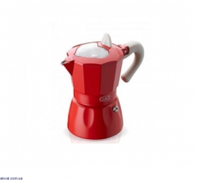Гейзерна кавоварка GAT ROSSANA червона на 3 чашки (103103) Red