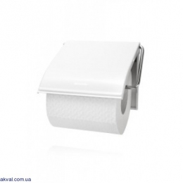 Держатель для туалетной бумаги Brabantia с крышкой, белый (414565)